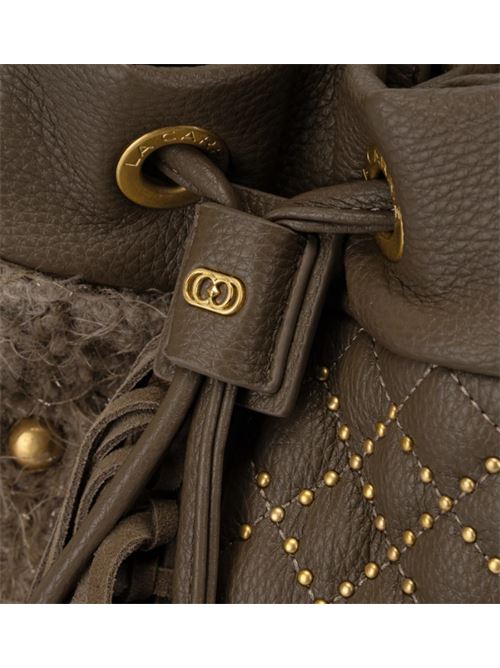 legacy bucket synt.sye+cloth LA CARRIE | 152M-EM-304-SSCTAUPE